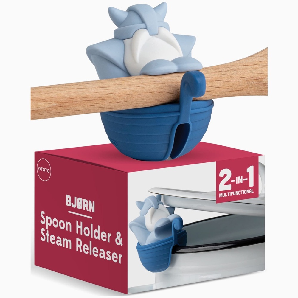 Spoon/Utensil Rest & Steam Releaser